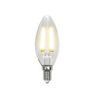 Лампа светодиодная Uniel, E14, 7,5 Вт, свечение тёплое белое - фото 299853068