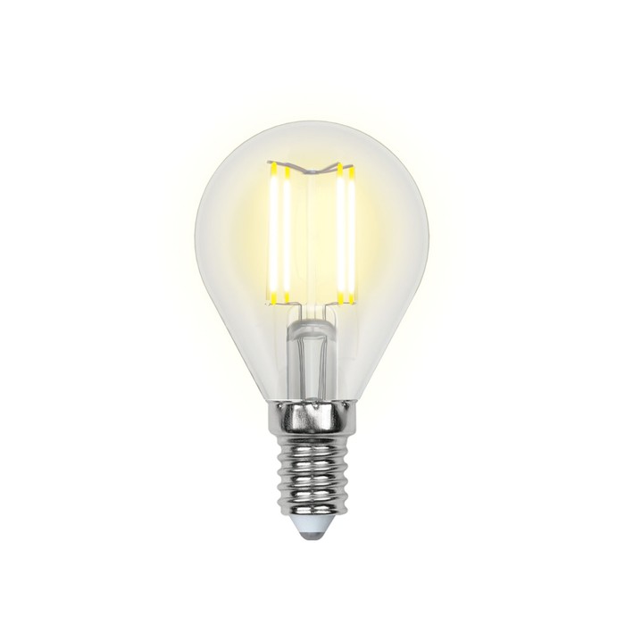 Лампа светодиодная Uniel, E14, 7,5 Вт, свечение белое