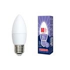 Лампа светодиодная Uniel, E27, 7 Вт, свечение дневное белое - фото 4319311