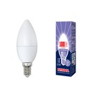 Лампа светодиодная Uniel, E14, 11 Вт, свечение дневное белое - фото 4319312