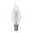 Лампа светодиодная Uniel, E14, 9 Вт, 3000К, свечение тёплое белое - фото 299853161