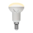 Лампа светодиодная Uniel, E14, 7 Вт, 3000К, свечение тёплое белое - фото 299853171