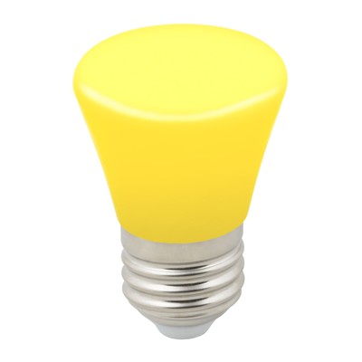 Лампа светодиодная Uniel, E27, 1 Вт, свечение жёлтое