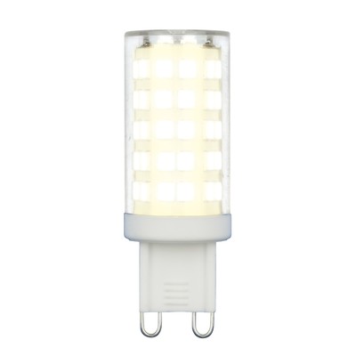 Лампа светодиодная Uniel, G9, 9 Вт, 3000К, свечение тёплое белое