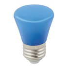 Лампа светодиодная Uniel, E27, 1 Вт, свечение синее - Фото 1