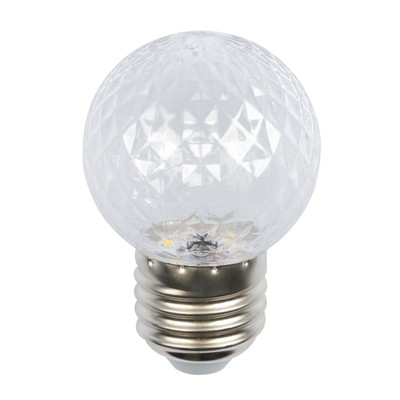Лампа светодиодная Uniel, E27, 1 Вт, 6000К, свечение дневное белое