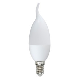 Лампа светодиодная Uniel, E14, 9 Вт, 6500К, свечение дневное белое