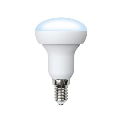 Лампа светодиодная Uniel, E14, 7 Вт, 6500К, свечение дневное белое
