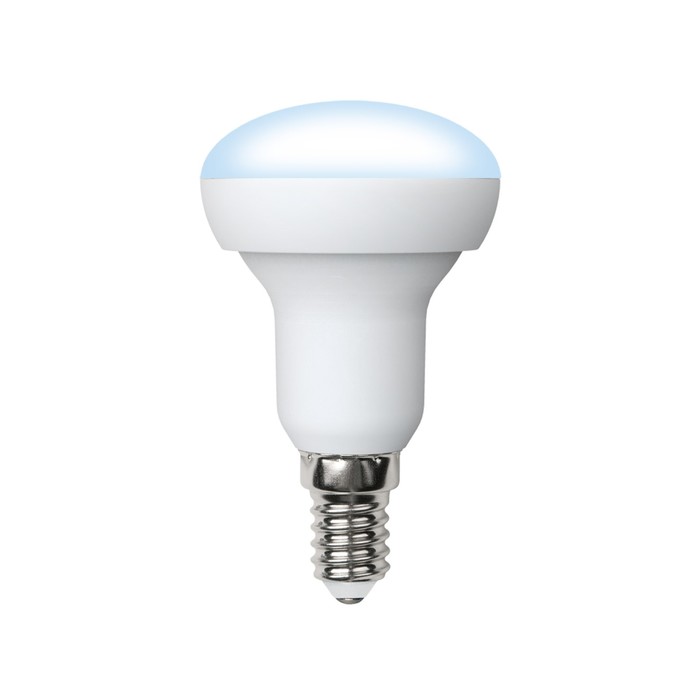 Лампа светодиодная Uniel, E14, 7 Вт, 6500К, свечение дневное белое - Фото 1