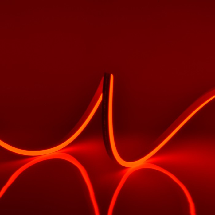 Гибкий неон Uniel, 8х16 мм, IP67, 15 м, 120LED/м, 10Вт/м, 2835, 24 В, свечение красное - Фото 1