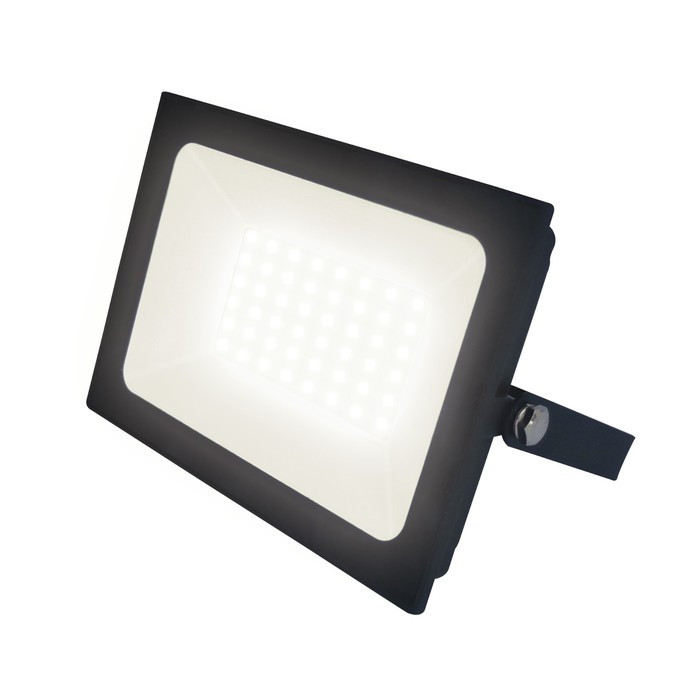 Прожектор светодиодный Uniel, 50 Вт, IP65, LED, 3000К, 4000 Лм, 110х40х170 мм, цвет чёрный - Фото 1