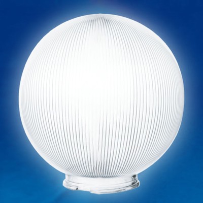 Рассеиватель призматический (с насечками) в форме шара для садово-парковых светильников Uniel, IP44, прозрачный