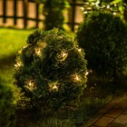 Садовая гирлянда на солнечной батарее «Пчёлки» Uniel, IP44, 3,8 м, теплый белый 10447548