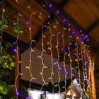 Садовый занавес на солнечной батарее Uniel, IP44, 1,5 м, разноцветный - Фото 7
