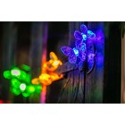 Садовая гирлянда на солнечной батарее «Бабочки» Uniel, IP44, 4 м, разноцветный - фото 24742278