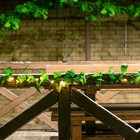 Садовая гирлянда на солнечной батарее «Плющ» Uniel, IP44, 2 м, теплый белый - Фото 6