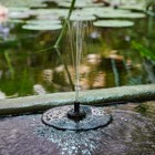 Садовый светильник на солнечной батарее «Фонтан» Uniel, LED, IP44, 50х160х160 мм, цвет чёрный - фото 24460770