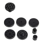 Садовый светильник на солнечной батарее «Фонтан» Uniel, LED, IP44, 50х160х160 мм, цвет чёрный - фото 24460765