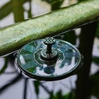 Садовый светильник на солнечной батарее «Фонтан» Uniel, LED, IP44, 50х160х160 мм, цвет чёрный - фото 24460766