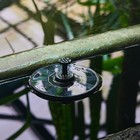 Садовый светильник на солнечной батарее «Фонтан» Uniel, LED, IP44, 50х160х160 мм, цвет чёрный - фото 24460767