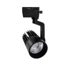 Светильник-прожектор светодиодный трековый Uniel, 25 Вт, IP40, LED, 4000К, 2200 Лм, 145х80х123 мм, цвет чёрный - фото 304898837
