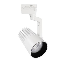 Светильник-прожектор светодиодный трековый Uniel, 40 Вт, IP40, LED, 4000К, 3600 Лм, 185х85х140 мм, цвет белый