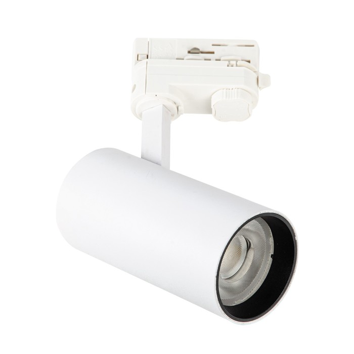 Светильник-прожектор светодиодный трековый Uniel, 20 Вт, IP40, LED, 4000К, 1800 Лм, 160х60х125 мм, цвет белый