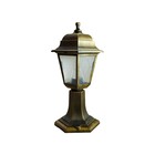 Светильник уличный Uniel, 60 Вт, E27, IP44, 400х180 мм, цвет бронзовый - фото 4321298