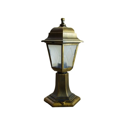 Светильник уличный Uniel, 60 Вт, E27, IP44, 400х180 мм, цвет бронзовый