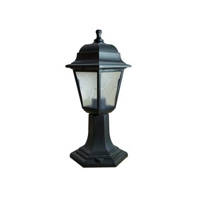 Светильник уличный Uniel, 60 Вт, E27, IP44, 400х180 мм, цвет чёрный
