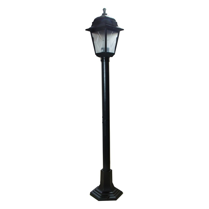 Светильник уличный Uniel, 60 Вт, E27, IP44, 1000х190 мм, цвет чёрный