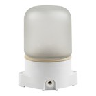 Светильник влагозащищенный Uniel, 60 Вт, E27, IP65, 137х107х84 мм, цвет белый - Фото 2