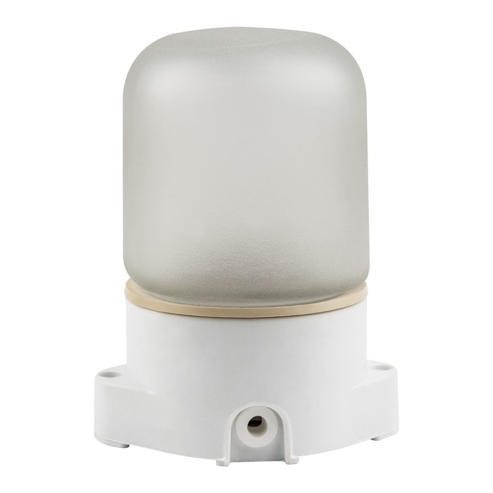 Светильник влагозащищенный Uniel, 60 Вт, E27, IP65, 137х107х84 мм, цвет белый - фото 1909613448