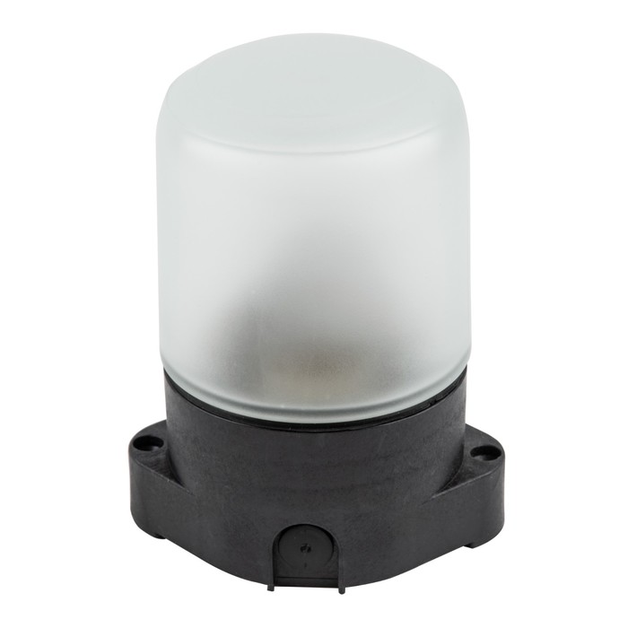 Светильник влагозащищенный Uniel, 60 Вт, E27, IP65, 137х107х84 мм, цвет чёрный - Фото 1