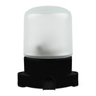 Светильник влагозащищенный Uniel, 60 Вт, E27, IP65, 137х107х84 мм, цвет чёрный - Фото 2