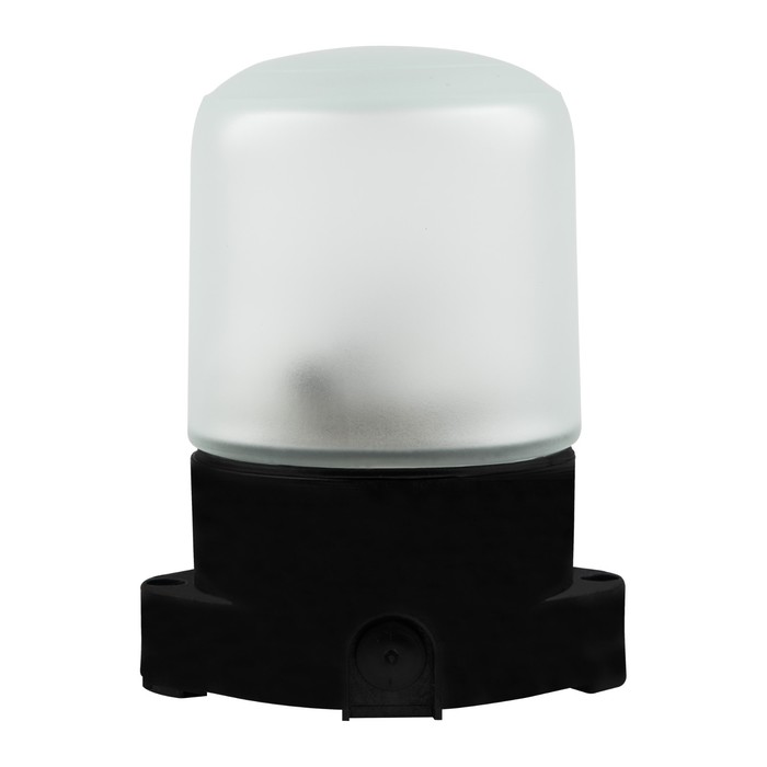 Светильник влагозащищенный Uniel, 60 Вт, E27, IP65, 137х107х84 мм, цвет чёрный - фото 1909613483