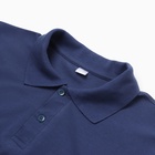 Футболка мужская поло, цвет индиго, размер 50 - фото 58004123