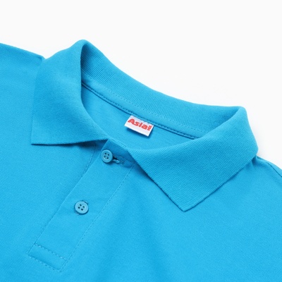 Футболка мужская поло, цвет бирюзовый, размер 52