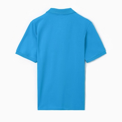 Футболка мужская поло, цвет бирюзовый, размер 52