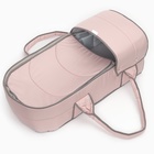 Люлька-переноска для новорожденных  «Ассорти», цвет розовый с серым - фото 9660090
