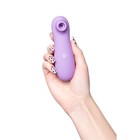 Вакуумно-волновой стимулятор клитора, ABS пластик, фиолетовый - Фото 5
