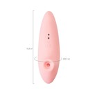 Вакуумно-волновой стимулятор клитора  Flovetta Lily, силикон,  13 см, розовый - Фото 8