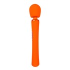 Вибромассажер Fun Factory VIM VIBRATING WAND, силикон,  31,3 см, оранжевый - Фото 4