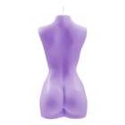 Интерьерная свеча Pecado BDSM «женский торс»  850 гр,  фиолетовый - Фото 6