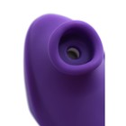 Вакуумно-волновой стимулятор клитора, силикон, 12 см,  фиолетовый - Фото 12