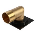 УЦЕНКА Трап AFLORN AF20510F-10, 100х100 мм, горизонтальный, латунь, черный - фото 14197904