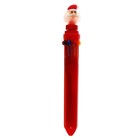 Ручка шариковая новый год-спинер "Дед мороз", 10-ти цветная, автоматическая, МИКС - фото 321502736