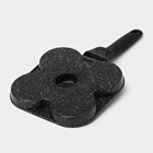 Сковорода-оладница Доляна Petit, 18×18 см, литой алюминий, индукция, чёрная - Фото 7