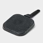 Сковорода-гриль Доляна «Моно», d=18 см, индукция, литой алюминий, чёрная - Фото 7