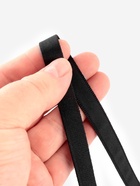 Лента тоннельная, двухстрочная, 10 мм, 50±1 м, чёрная - Фото 3